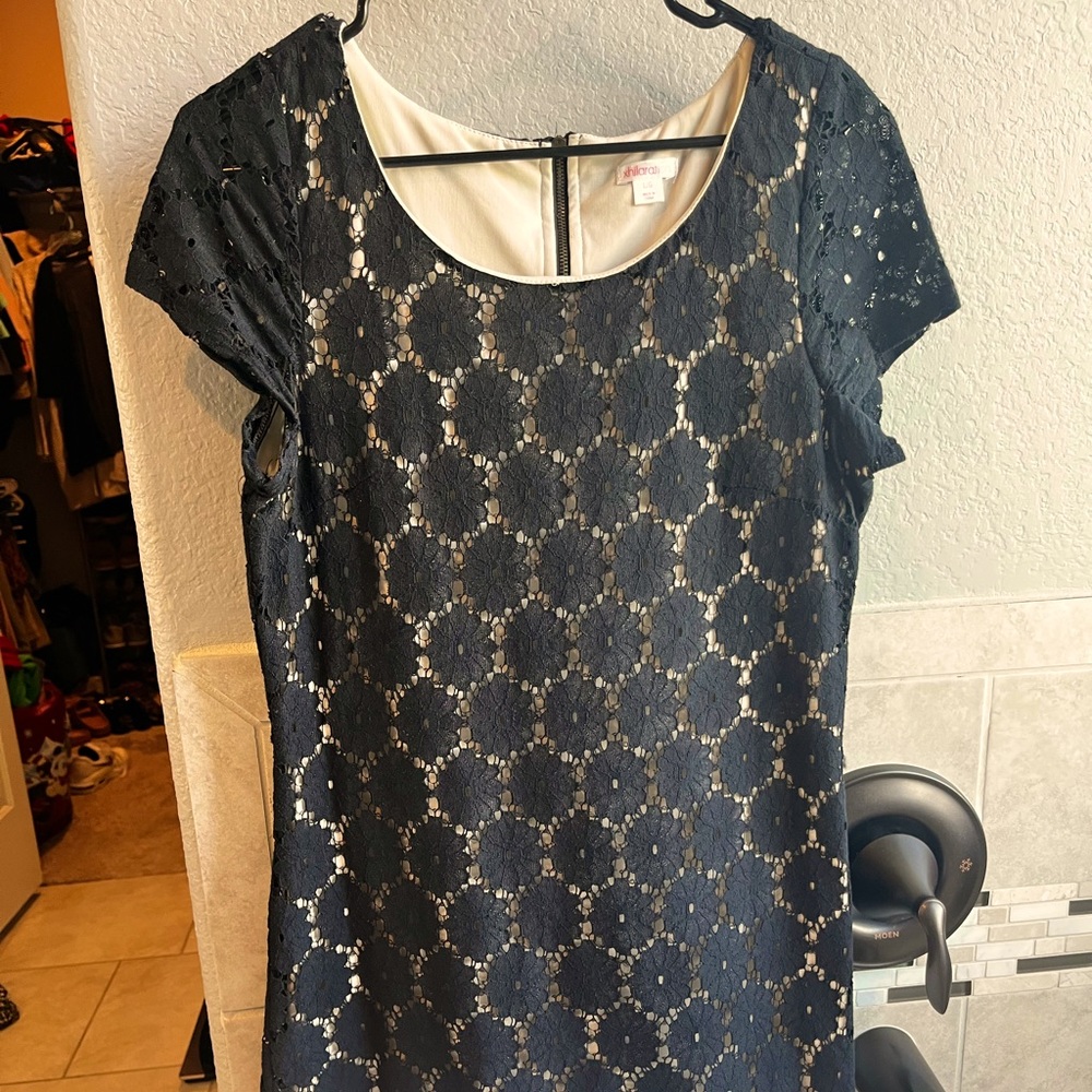 Black lace dress